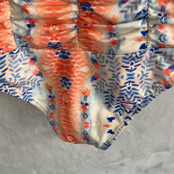 SAHA, NWT One Piece Retro Flowered Bathing Suit, Size S - Picture 6 of 10